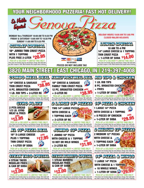 Genova Pizza Cheese